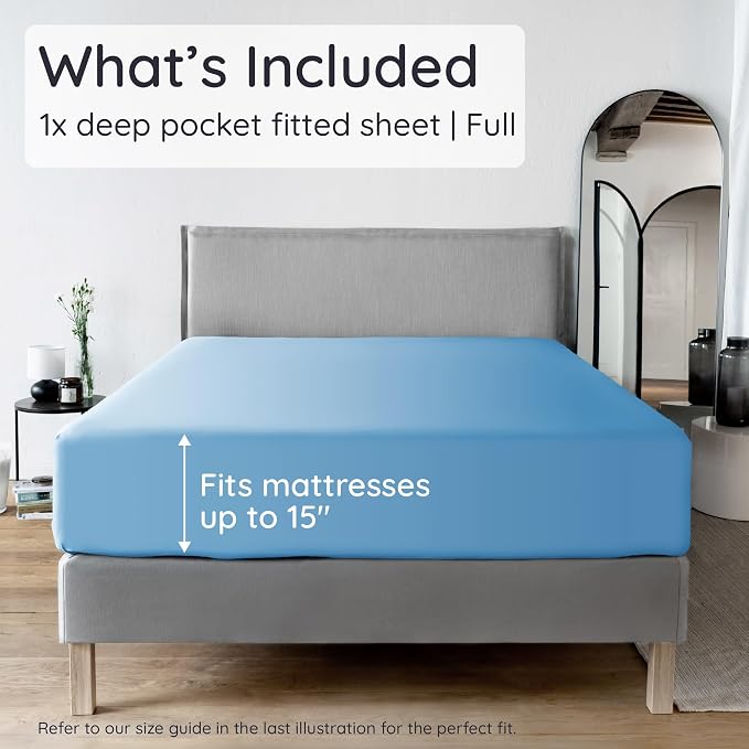 Bambaw 100% Viscose Derived from Bamboo Fitted Sheet Only, Cooling Fitted Sheet - Image 2