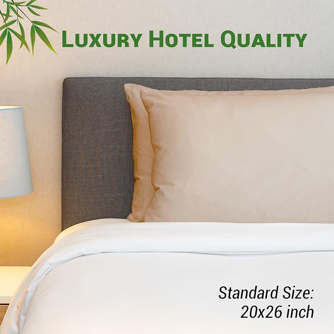 Gogreen Bamboo Rayon Waterproof Pillow Protector, Breathable Pillow Cover - Image 7