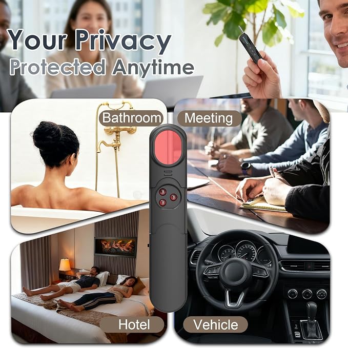 Hidden Camera Detectors & Anti-Spy Camera Finder, Wireless RF Signal Scanner - Image 8