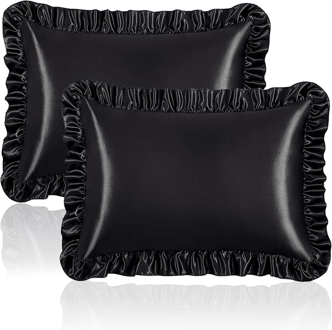 Homiest Ruffle Satin Pillowcase by Homiest