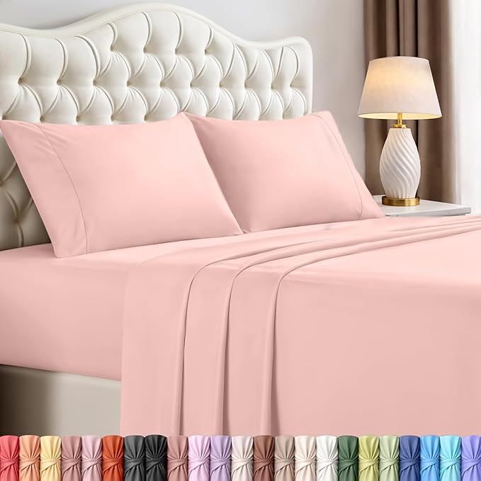 Utopia Bedding Queen Size Sheet Set – 4 Piece Bed Sheets, Soft and Breathable by UTOPIABEDDING