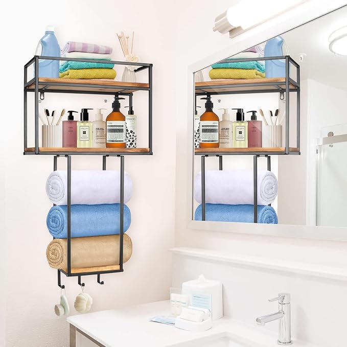 MOUGIGI Towel Rack Wall Mounted - Image 6