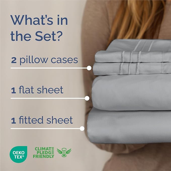 King Size 4 Piece Sheet Set - Image 2