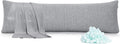 Rainmr Extra Long Body Pillow Memory Foam 180x50cm – Firm King Size Body Pillows by RainmrBedding