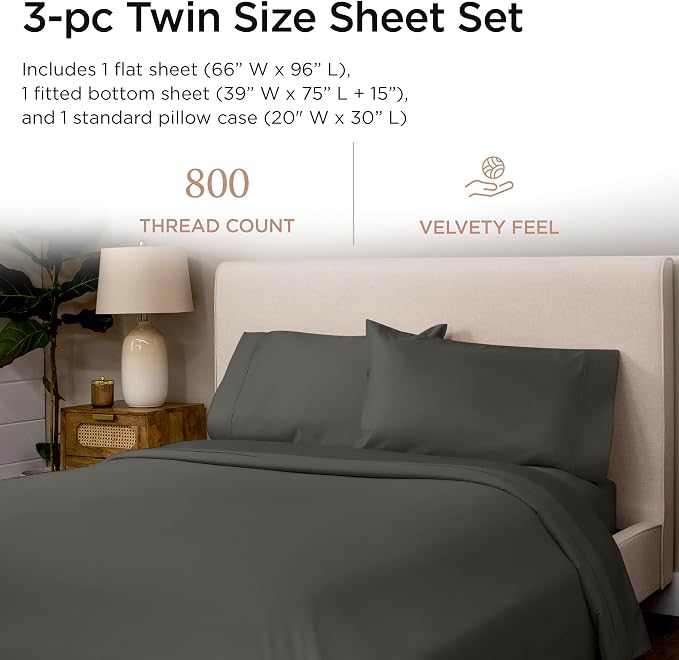 Threadmill Luxury 800 Thread Count 100% Cotton Sheets - Image 2