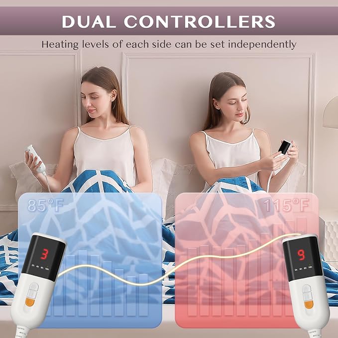 VENTIMI Electric Blanket Queen Size, Fast Heating Blanket - Image 4