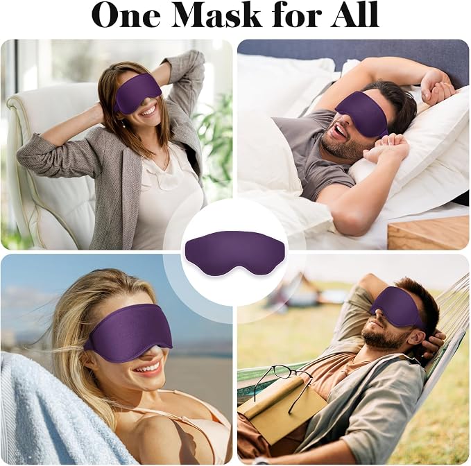 Fygrip 3D Eye Mask Sleep Mask for Men & Women, 100% Pressure-Free & Light - Image 8