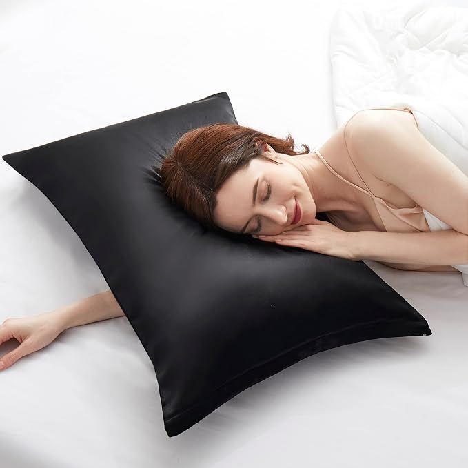 Satin Pillowcases with Zipper （20x36）, King Size Pillowcases Set of 2 - Image 6