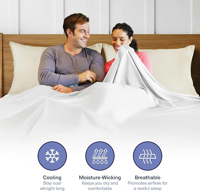 Kickoff Viscose Bamboo Pillowcase, 100% Organic Hidden Zippered Viscose Bamboo - Image 7