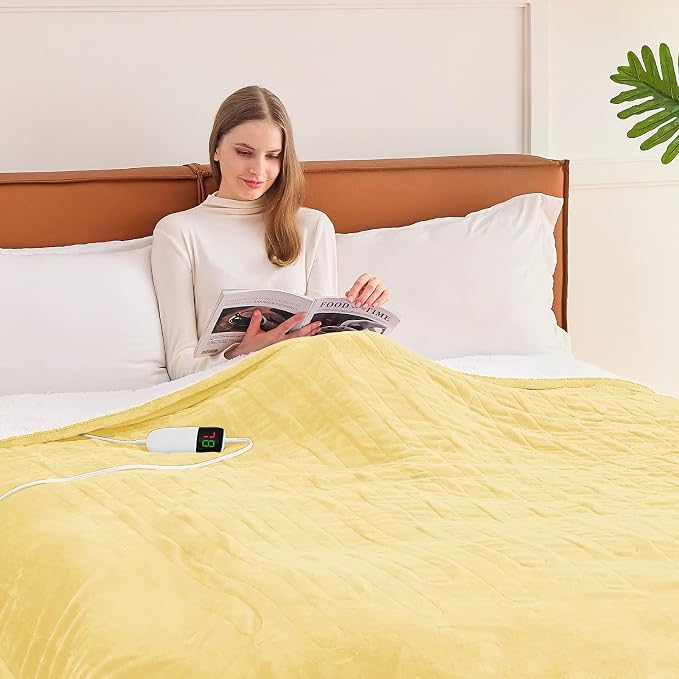 BOMOVA Heated Electric Blanket Full Size by BOMOVA