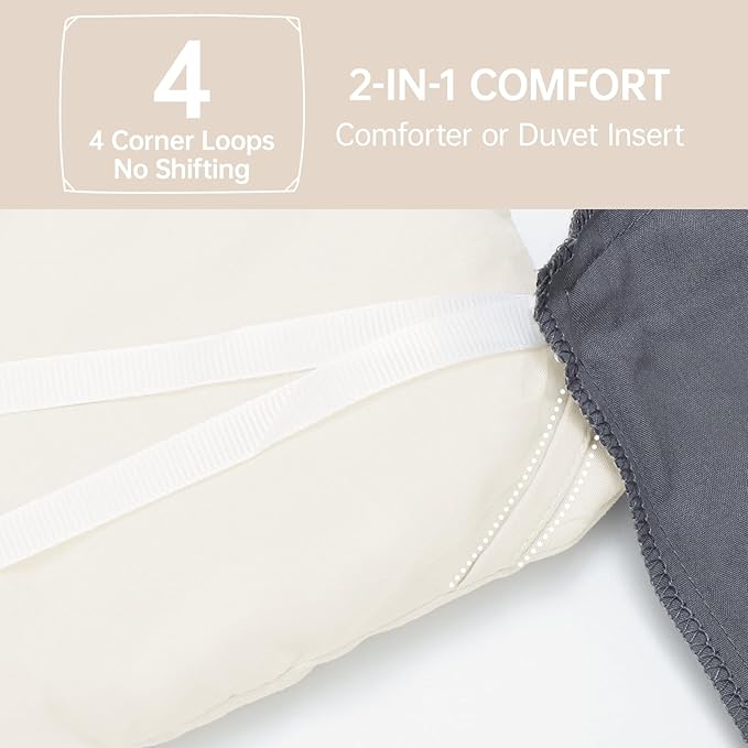 MUXHOMO Oversized Queen Comforter Sets, All Season Ultra Soft Down Alternative - Image 6