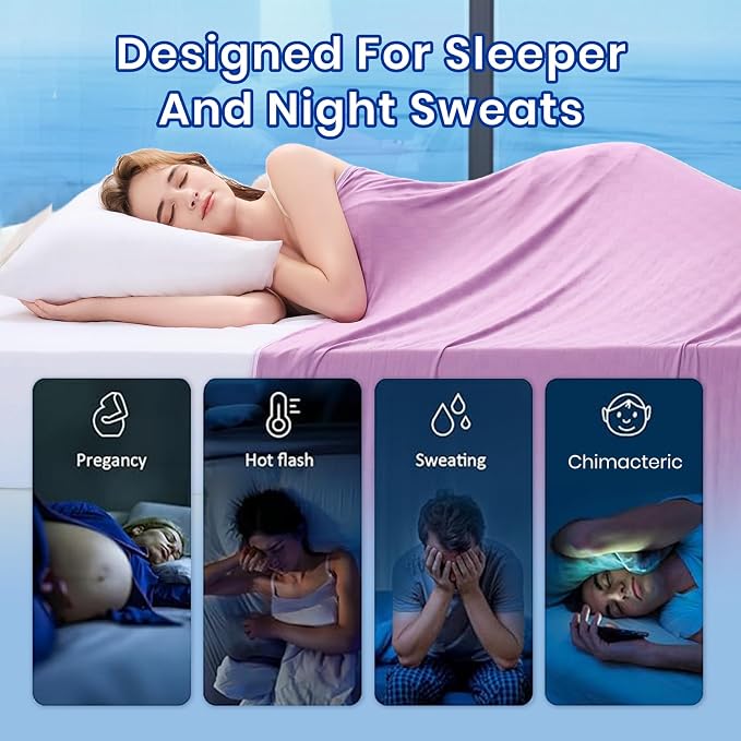 Topcee Cooling Blanket Throw- 50"x60" Summer Cooling Throw Blanket - Image 4