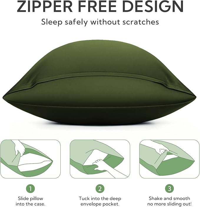MR&HM Pillow Cases Standard Size, Cooling Pillow Case - Image 6