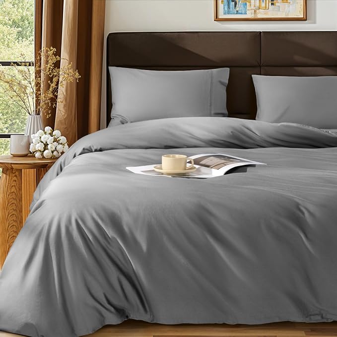 SONORO KATE 100% Egyptian Cotton Duvet Cover King Size, 1000 Thread Count by SONOROKATE