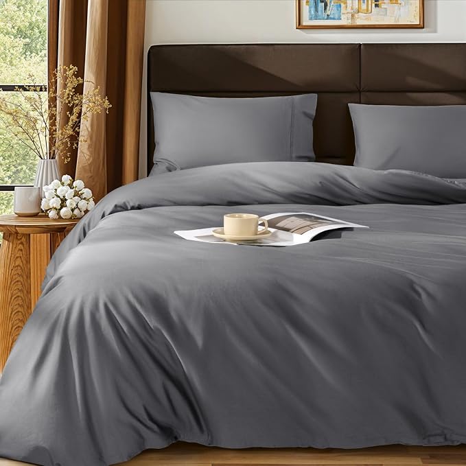 SONORO KATE 100% Egyptian Cotton Duvet Cover King Size, 1000 Thread Count by SONOROKATE