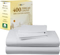 California Design Den Soft 100% Cotton Queen Sheet Set, 400 TC Good by CaliforniaDesignDen