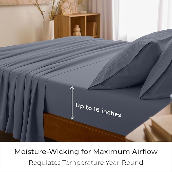 Mellanni California King Sheets Set - Image 4