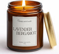 Lavender & Bergamot Scented Candles by Unknown