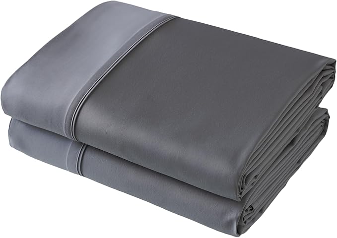 Flat Sheet Only 2 Pack, Calking Size 400 Thread Count 100% Egyptian Cotton Flat by ShunjieHome