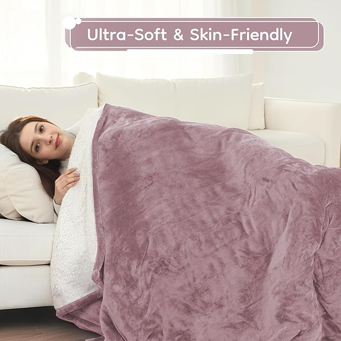 LaffyLo Electric Heated Blanket Full Size 72 x 84, Fast Heating Blanket - Image 6