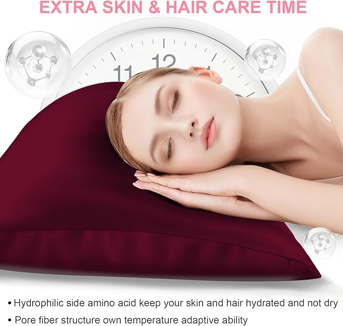 Silk Pillow Cases 2 Pack King Size - Image 3