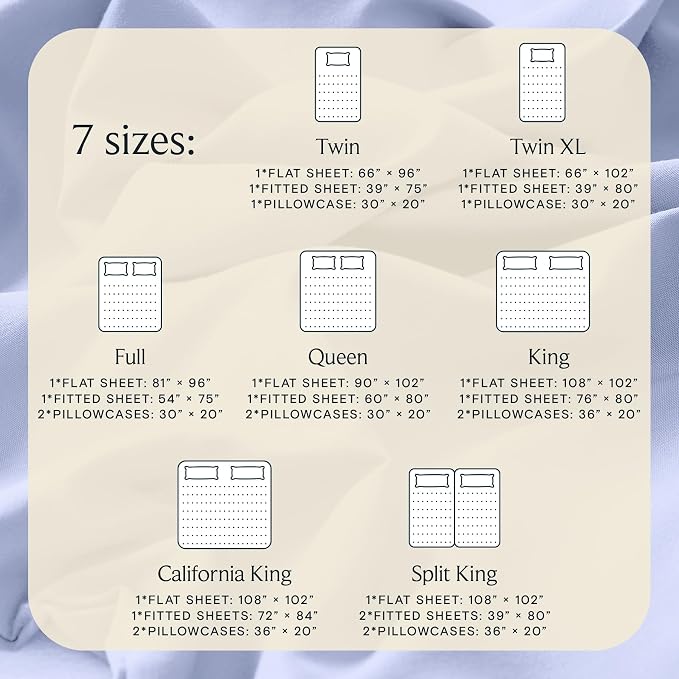 LuxClub 5 PC Sheet Set Bed Sheets Deep Pockets 16" Eco Friendly Wrinkle Free - Image 4