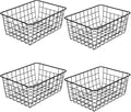 LeleCAT Wire Storage Baskets, Metal Wire Food Storage Organizer Bin Basket by HomeSpaceStorageBasket