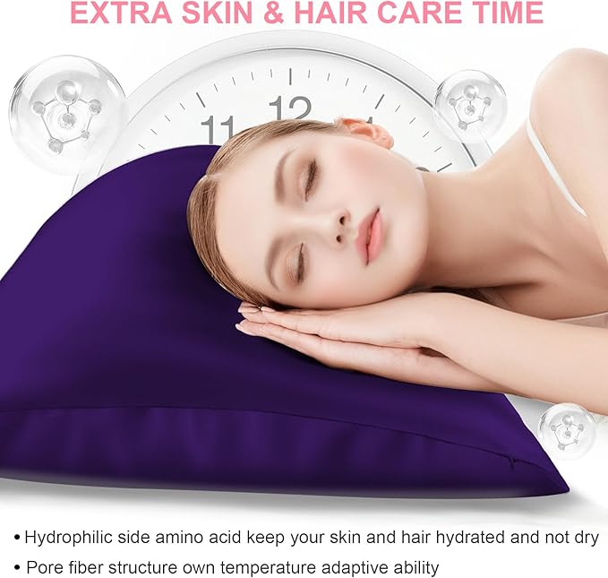 Silk Pillow Cases 2 Pack King Size - Image 3
