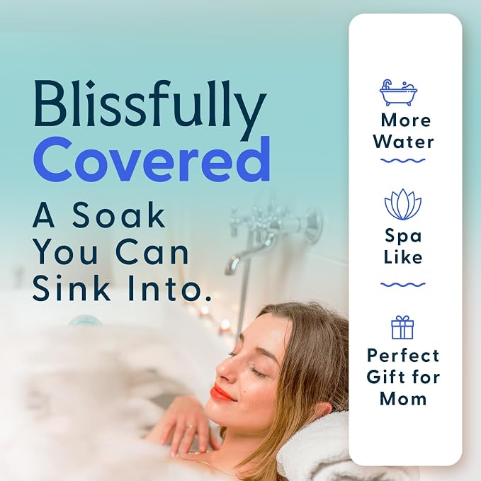 SlipX Solutions Bottomless Bath, Essential Overflow Drain Cover - Image 5