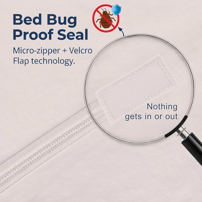 Guardmax Jersey Knitted Twin XL Zippered Mattress Encasement - Image 3