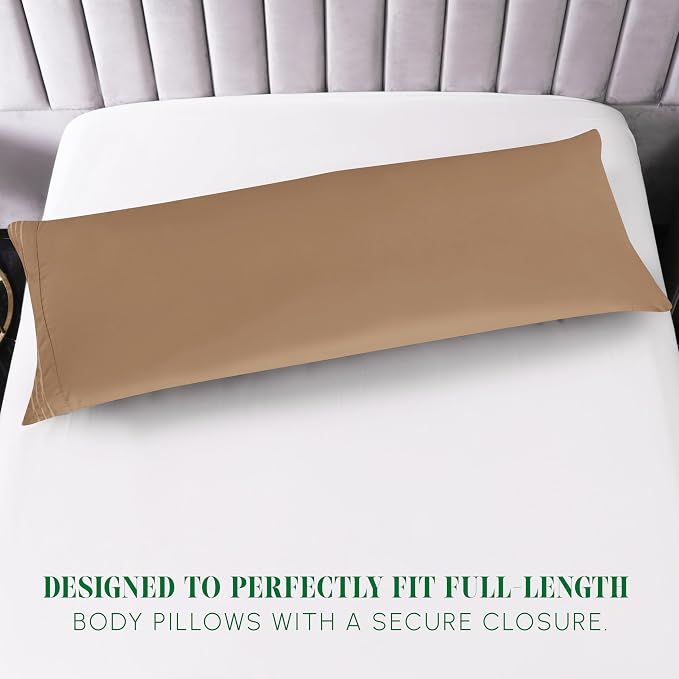 Elegant Comfort Luxury Ultra-Soft 1-Piece Body Pillowcase - Image 3