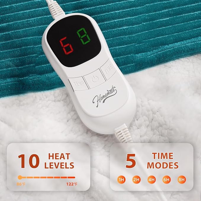Homemate Heated Blanket Electric Throw - Image 3