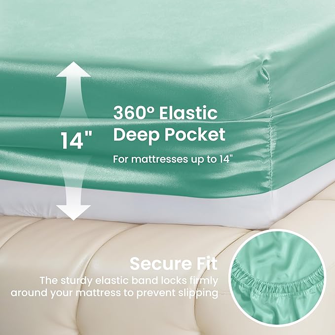 Love's cabin Satin King Sheet Sets - Image 4