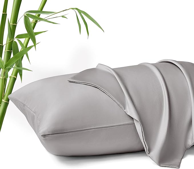 MR&HM Queen Pillow Cases Set of 2, Cooling Pillow Case by MRHM