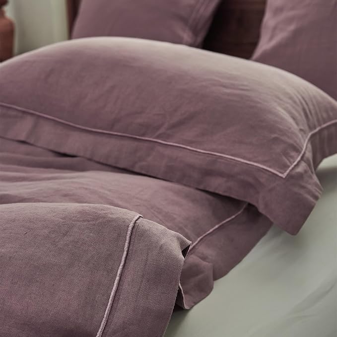 Simple&Opulence 100% Washed Linen Duvet Cover - Image 8