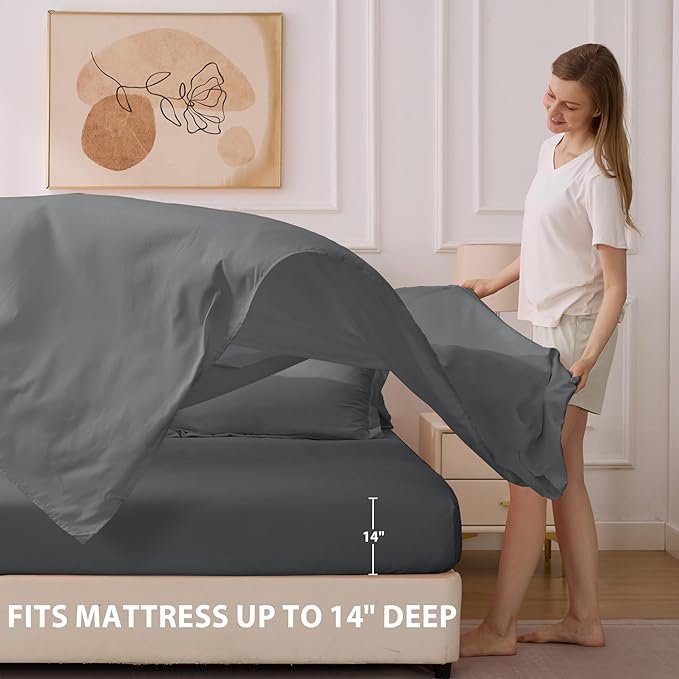 Full Comforter Set Dark Grey - Image 6