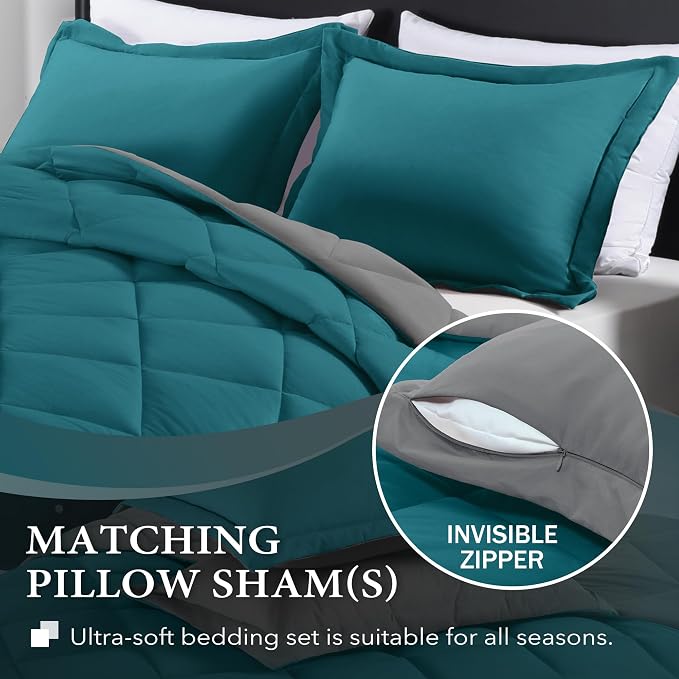 downluxe Queen Comforter Set - Image 3