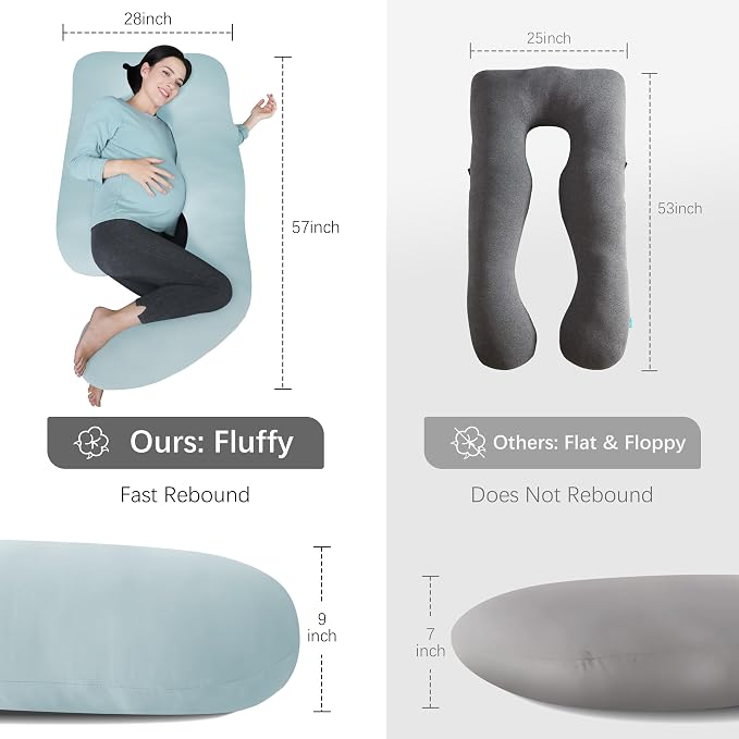 MOON PARK Pregnancy Pillows for Sleeping - Image 7