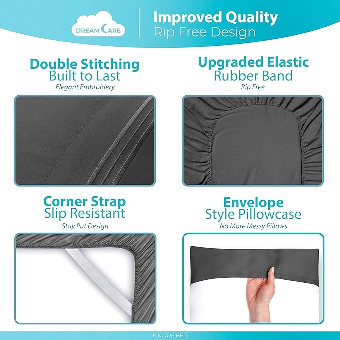 DREAMCARE Twin XL Sheet Sets - Image 12