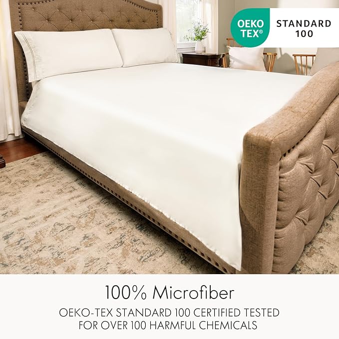 ClevaHome King Size Sheet Set - Image 6