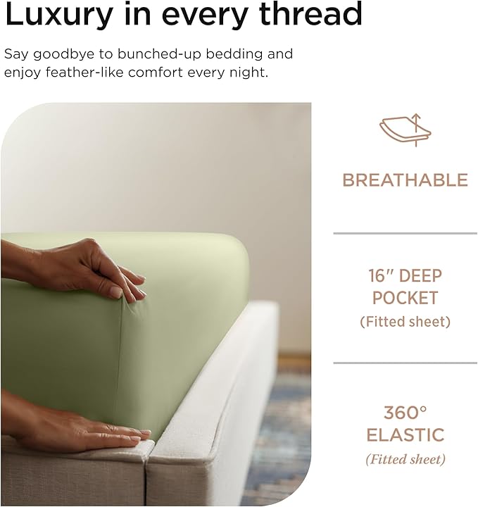 Threadmill 800 Thread Count 100% Cotton Sheets - Image 3