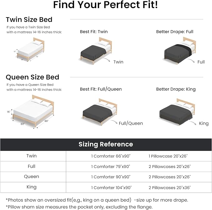 Love's cabin Black Queen Comforter Set, 3-Piece Prewashed Bed Set - Image 8