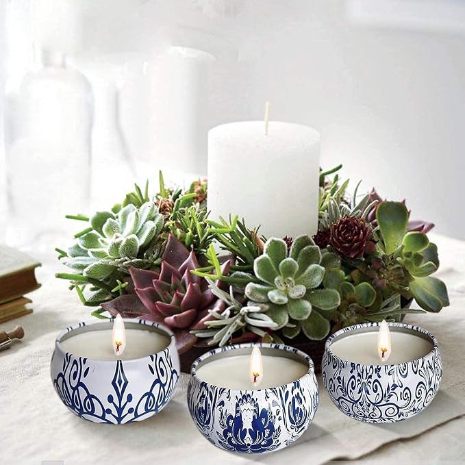 YOROXRG Scented Candles Gifts Set 16 Pack Soy Wax Travel Tin Jar Candles - Image 7