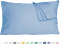 Pillow Cases, King Size Cotton Percale Weave Pillowcases, Pre-Shrunk Breathable by HOMTEC