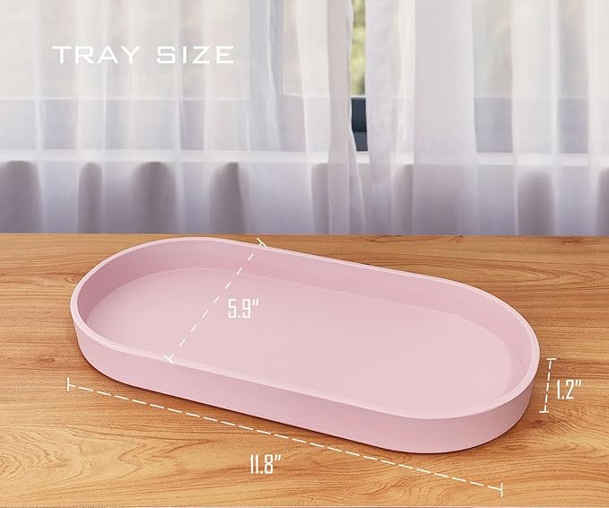 Pink Small Tray, 3 Pack Oval Tray - Image 6