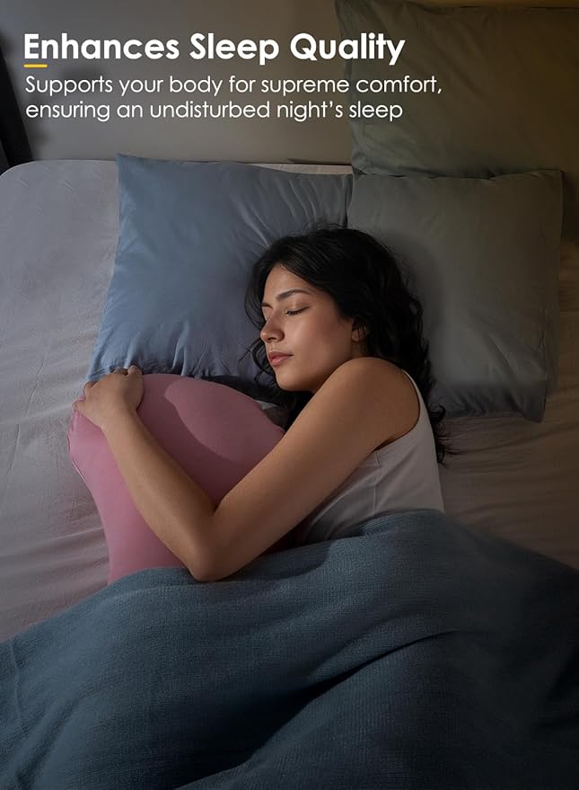 QUEEN ROSE Cooling Body Pillow, Full Body Support Pillow - Image 2
