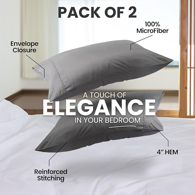 Utopia Bedding King Pillow Cases - Image 5