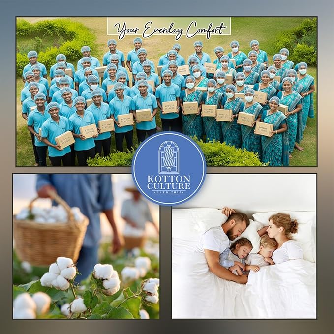 Kotton Culture 1 Pc California King Duvet Cover Only-100% Egyptian Cotton 600 - Image 7
