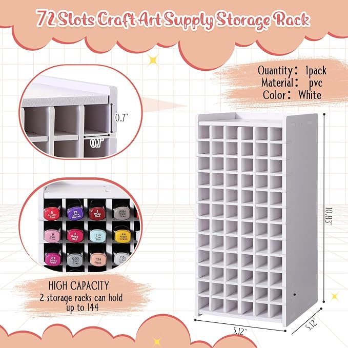 2 Pack Marker Storage Organizer Marker Organizer - Image 2