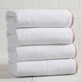 Great Bay Home Clay/White Bath Towel Set by GreatBayHome
